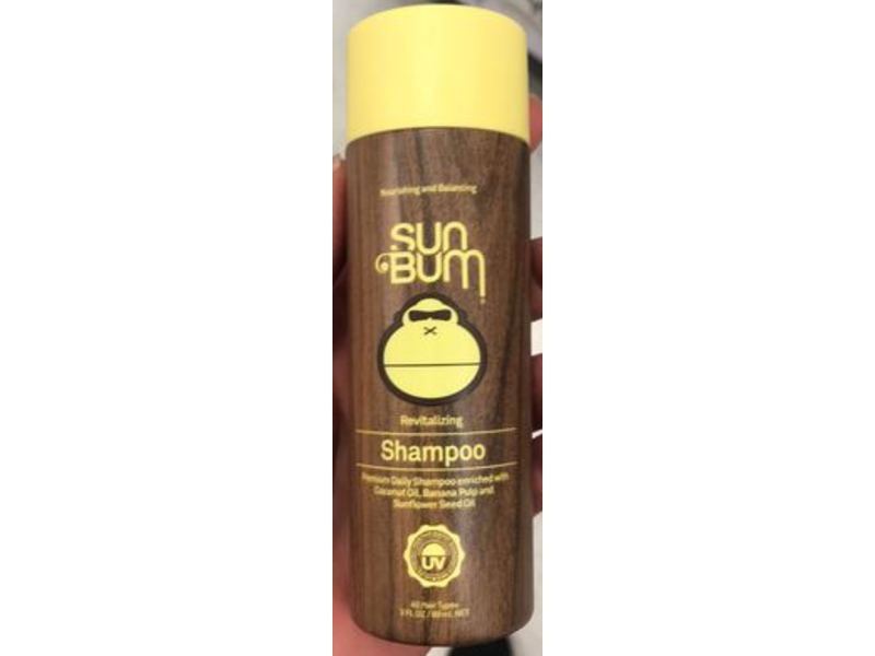 Sun Bum Revitalizing Shampoo, 3 fl oz/89 mL, Pack Of 4