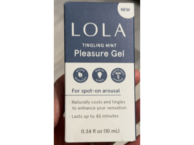 Lola Pleasure Gel, Tingling Mint, 0.34 fl oz/10 mL