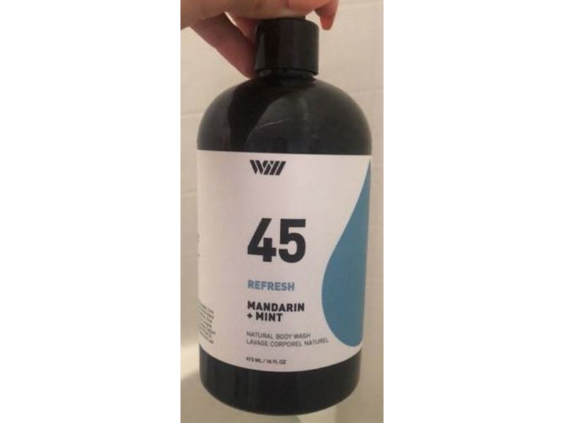 Way Of Will 45 Refresh Natural Body Wash, Mandarin + Mint, 16 fl oz