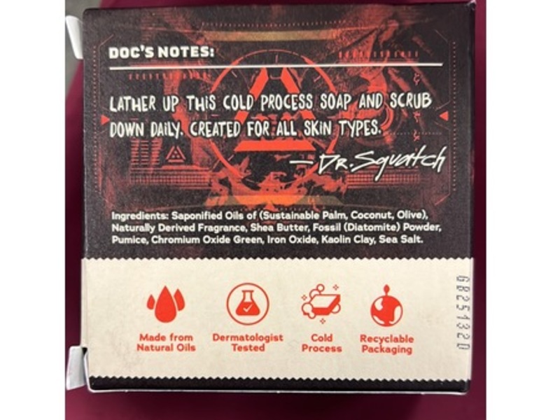 Dr. Squatch Limited Edition Men's Natural Soap, Predator Purge, 5 oz/141 g