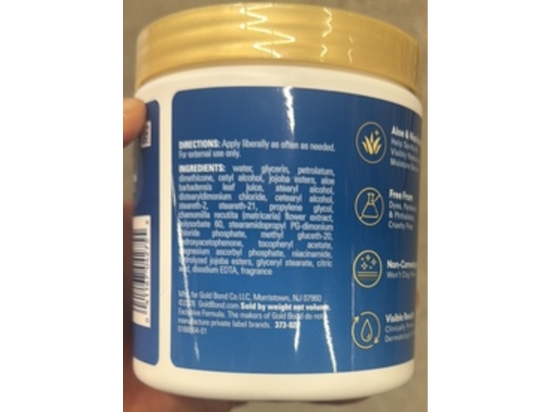 Gold Bond Healing Hydrating Cream, Aloe+Niacinamide, 19 oz/538 g