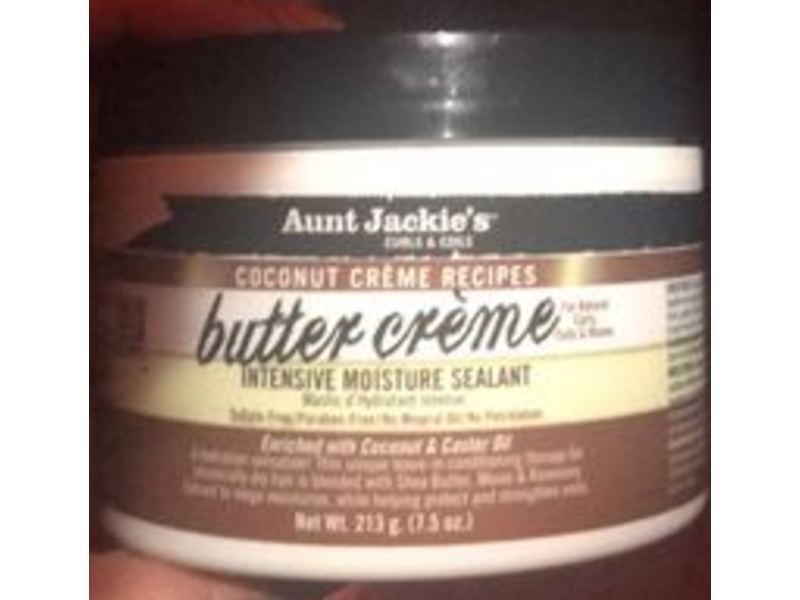Aunt Jackie's Coconut Creme Recipes Butter Creme, Coconut & Castor Oil, 7.5 oz/213 mL