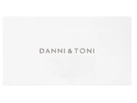 Danni & Toni Semi Cured Classic French Tip Gel Nail Strips, Crystal Frost, 28 Count - Image 2