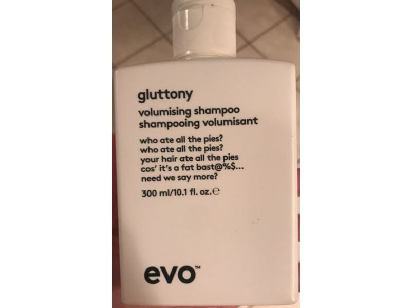 Evo Gluttony Volumising Shampoo, 10.1 fl oz/300 mL