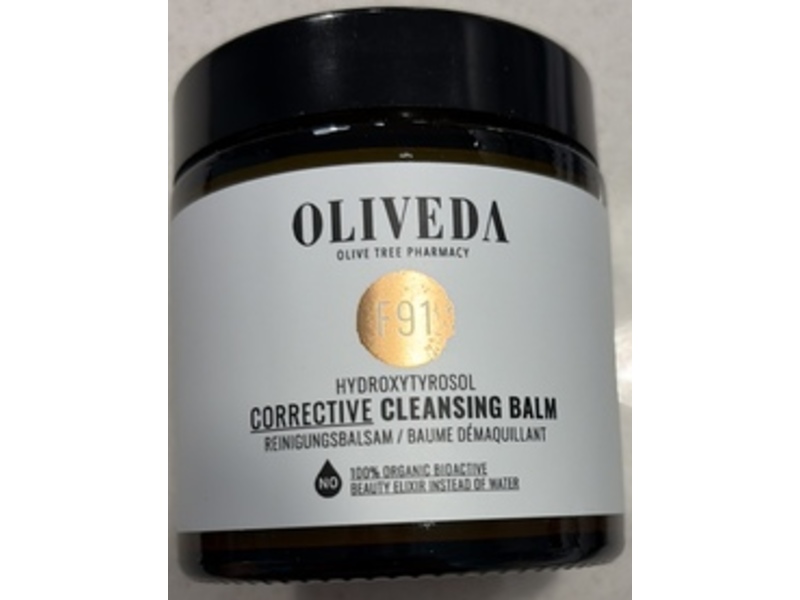 Oliveda F91 Hydroxytyrosol Corrective Cleansing Balm, , 3.4 fl oz/100 mL