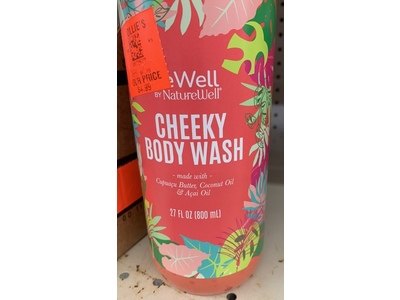 Be Well Cheeky Body Wash, 27 fl oz/800 mL