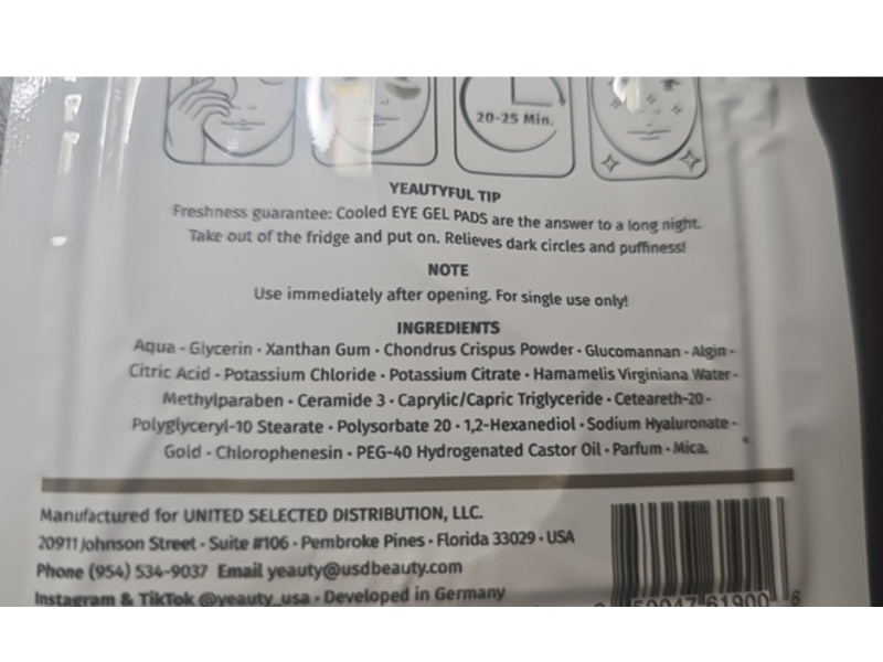 Yeauty Eye Mask, Beauty Boost, 0.3 oz/10 g