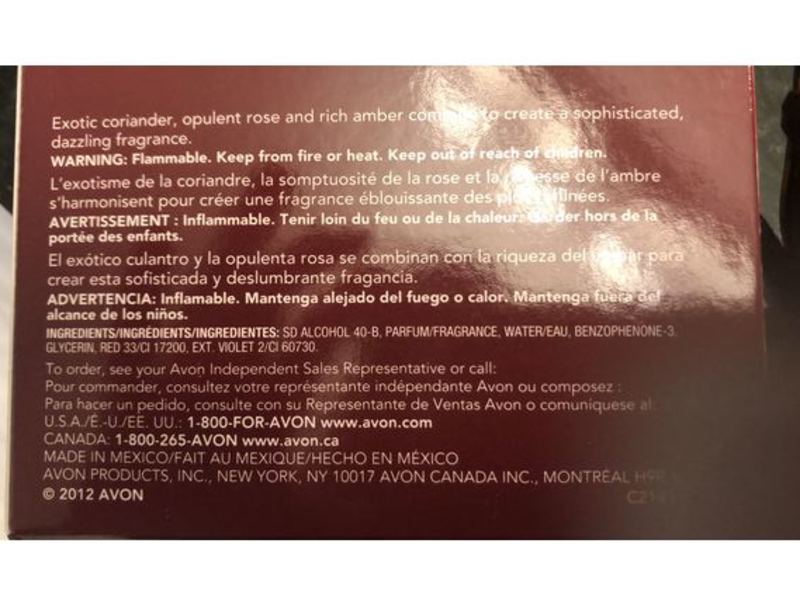 Avon Rare Rubies Star Eau De Toilette Spray, 1.7 fl oz/50 mL