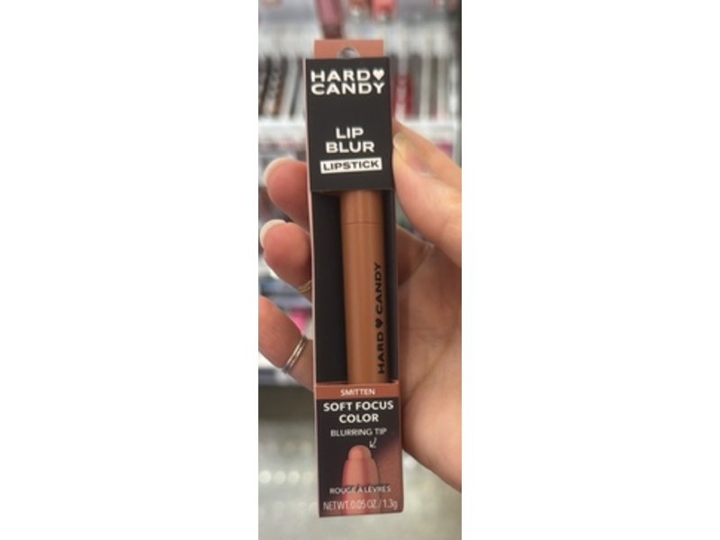 Hard Candy Lip Blur Lipstick, Smitten, 0.05 oz/1.3 g
