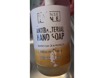 Defense Zone Antibacterial Hand Soap, Fresh Pineapple, 8.5 fl oz/251 mL