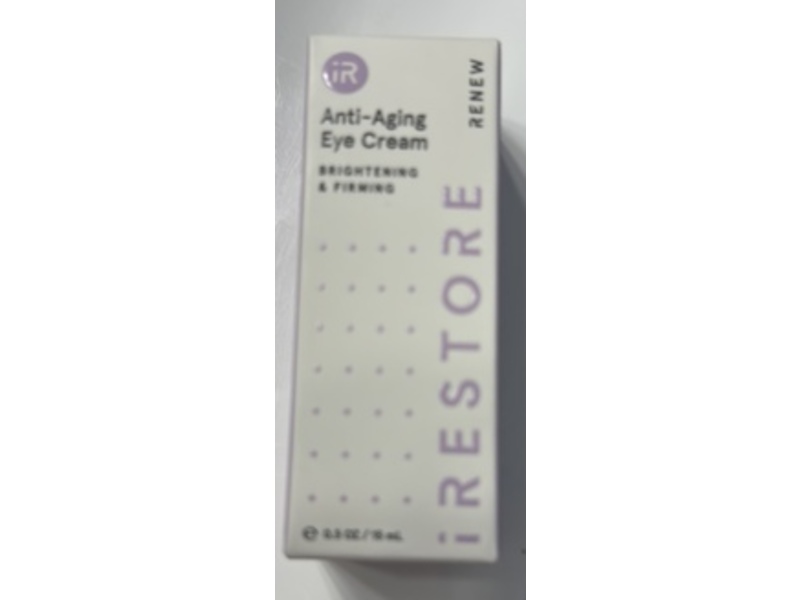 Ir Renew Anti-Aging Eye Cream, Brightening & Firming, 0.5 fl oz / 15 mL