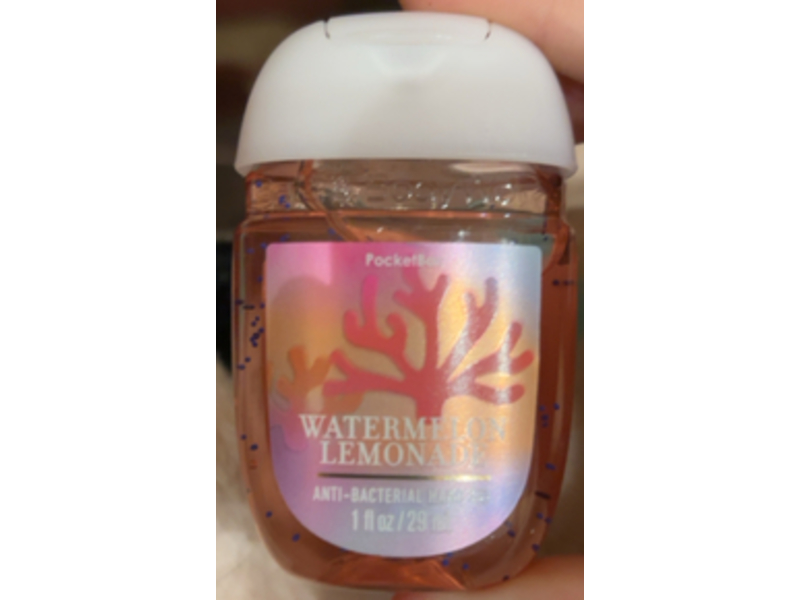Bath & Body Works Anti Bacterial Hand Gel, Watermelon Lemonade, 1 fl oz/29 mL