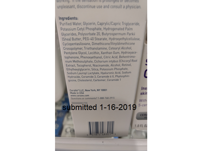 CeraVe Skin Renewing Cream Serum, 1.0 fl oz/30 mL