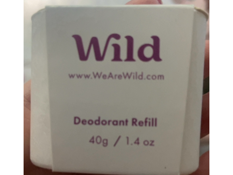 Wild Deodorant Refill, Coconut & Vanilla, 1.4 oz/40 g