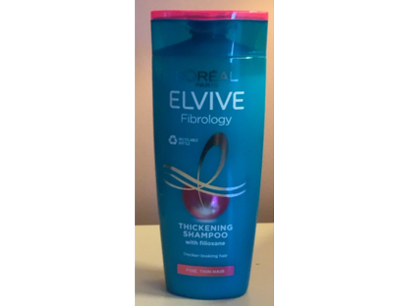 L'Oréal Paris Elvive Fibrology Thickening Shampoo, Filloxane, 250 mL