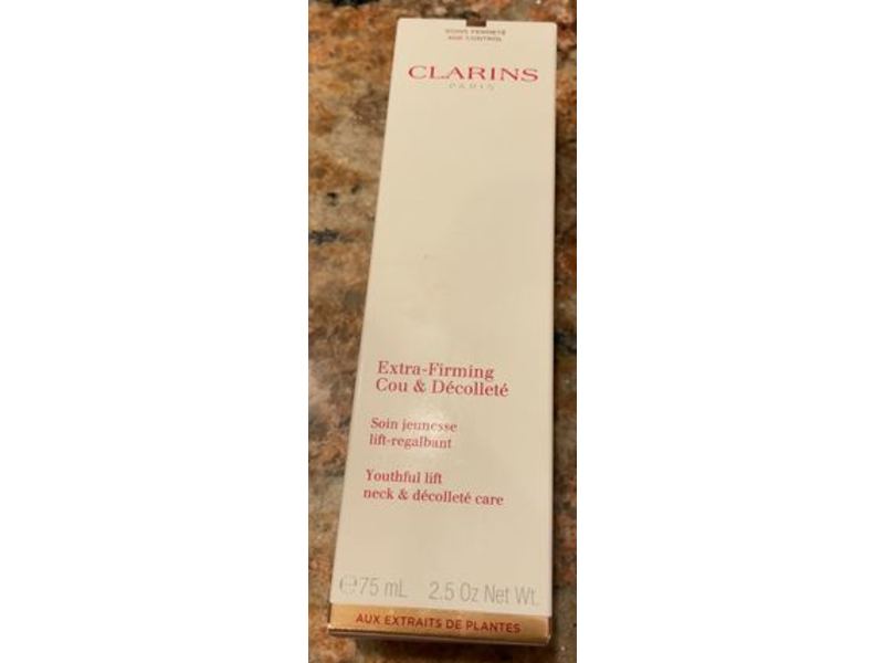 Clarins Paris Extra-Firming Neck & Decollete Care, 2.5 oz/75 mL