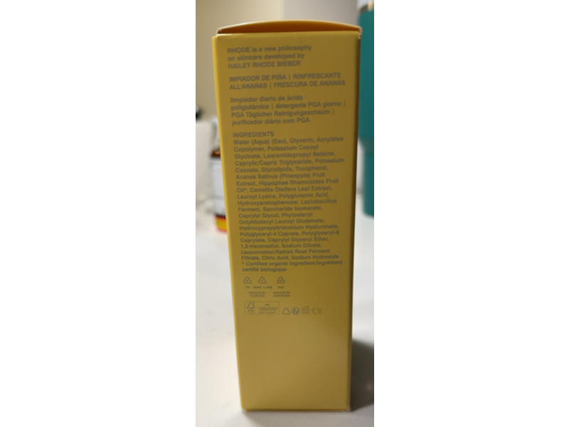 Rhode Pineapple Refresh PGA Daily Cleanser, 5 fl oz/150 mL