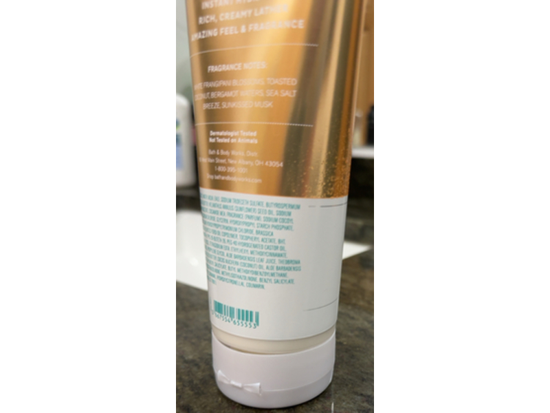 Bath & Body Works At The Beach Moisturizing Body Wash, Shea Butter & Cocoa Butter, 10 fl oz/296 mL