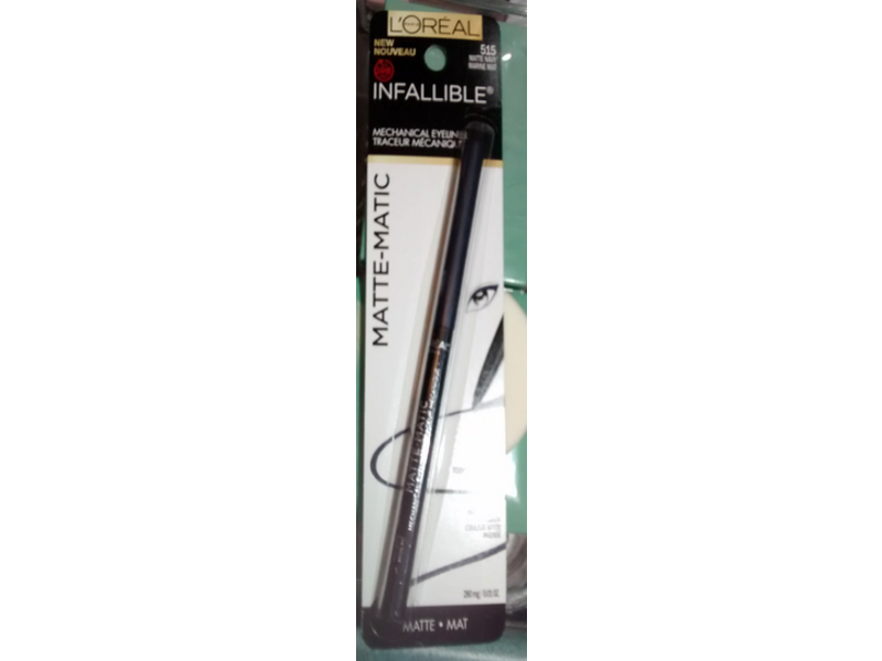 L'Oreal Infallible Matte-Matic Mechanical Eyeliner, 515 Navy Matte, 0.01 oz, Pack Of 6