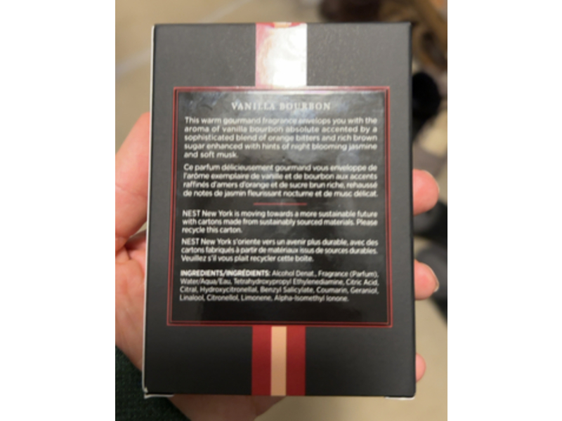 Nest New York Eau De Parfum, Vanilla Bourbon, 1.7 fl oz/50 mL