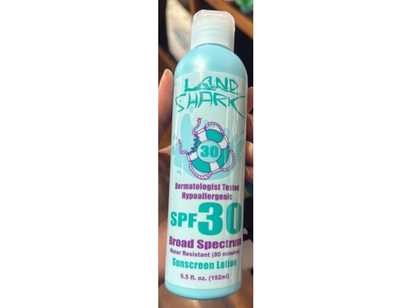 Tropical Seas Land Shark Sunscreen Lotion, SPF 30, 6.5 fl oz/192 mL