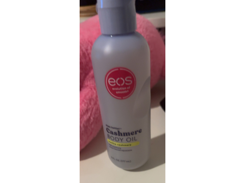 Eos Shea Cashmere Better Body Oil, Vanilla Cashmere, 6 fl oz/177 mL