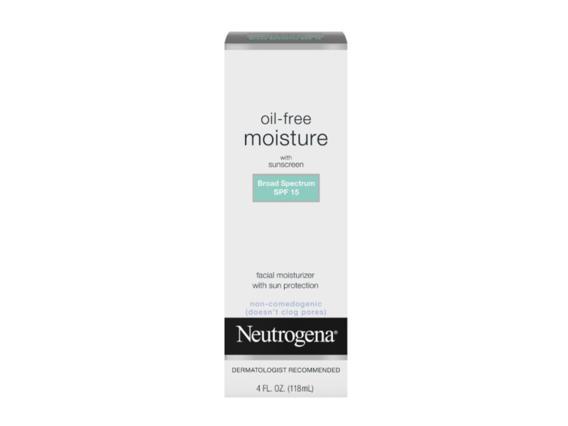 Neutrogena Oil-Free Facial Moisturizer, SPF 15 , 4 fl oz/118 mL