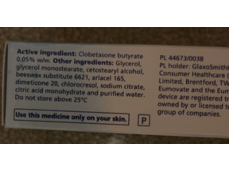 Eumovate Eczema & Dermatitis Cream, 15 g