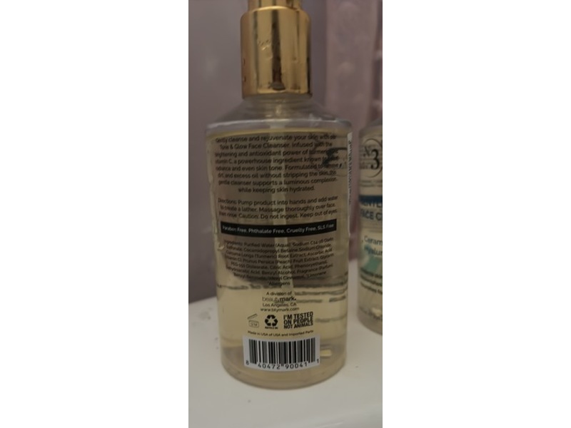 N3 Tone & Glow Face Cleanser, Vitamin C, 10 fl oz/296 mL