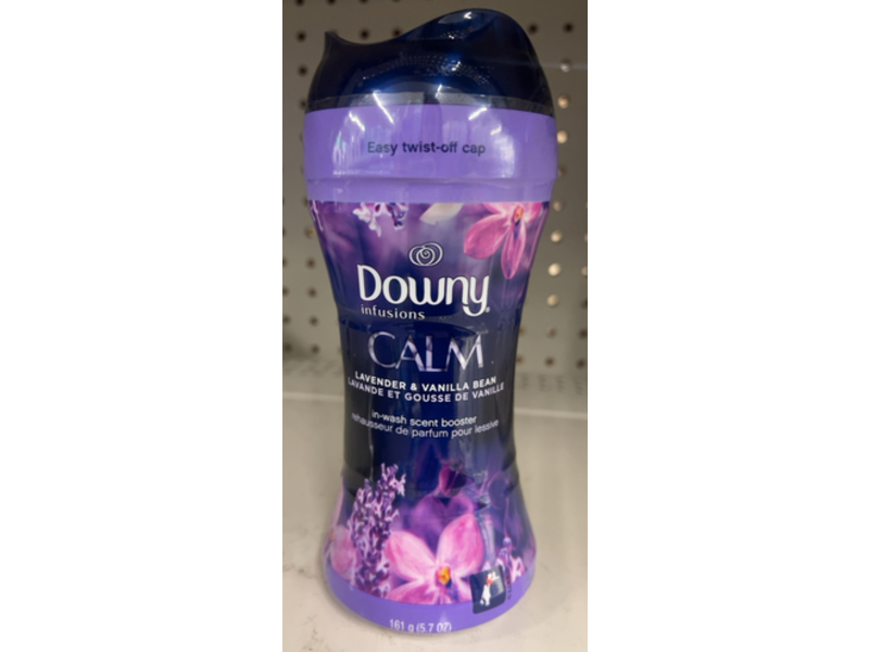 Downy Infusions Calm In-Wash Scent Booster, Lavender & Vanilla Bean, 5.7 oz/161 g