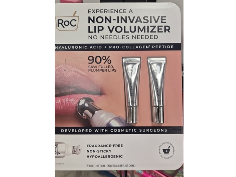 Roc Non Invasive Lip Volumizer, Hyaluronic Acid + Pro Collagen Peptide, 0.68 fl oz/20 mL