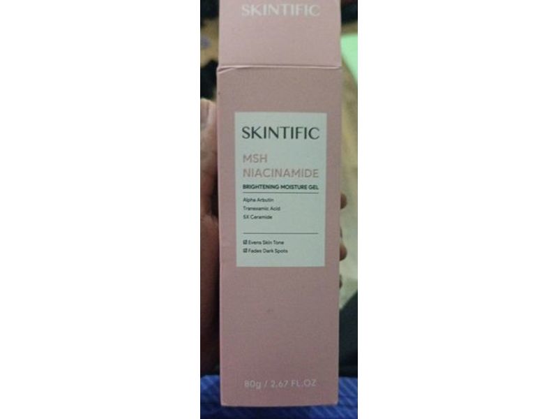 Skintific Brightening Moisture Gel, MSH Niacinamide, 2.67 fl oz/80 g