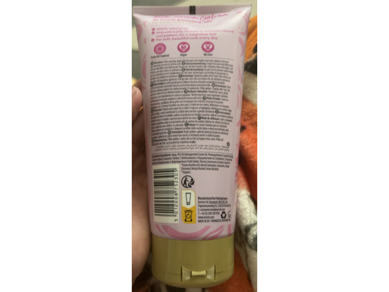 Inecto Naturals Curl Club No Crunch Scrunching Jelly, 6.7 fl oz/200 mL