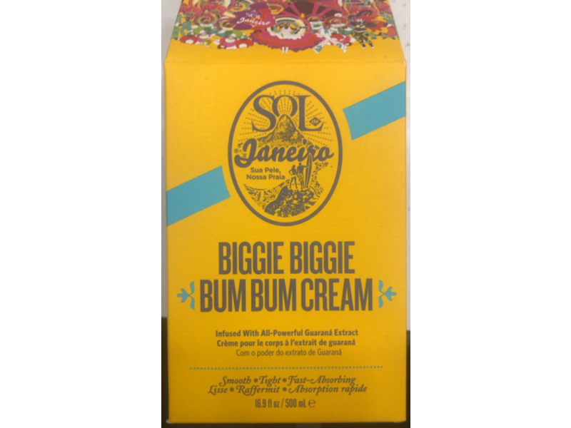 Sol de Janeiro Biggie Biggie Bum Bum Cream, 16.9 fl oz/500 mL