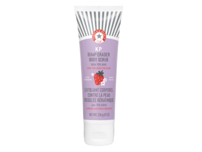 First Aid Beauty KP Bump Eraser Body Scrub, Fresh Strawberry, 8 oz/226 g