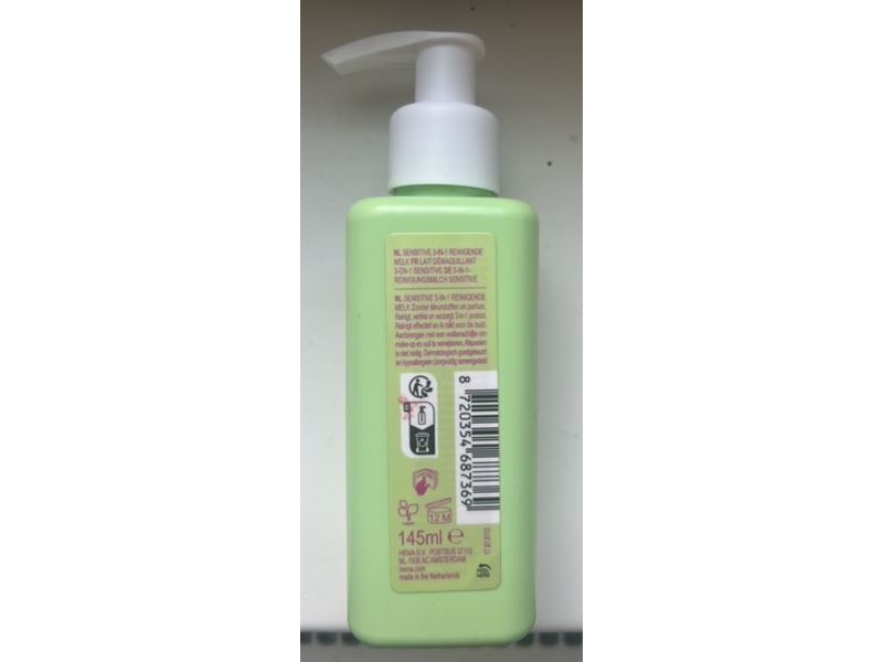 Hema 3-In-1 Cleansing Milk, 145 mL