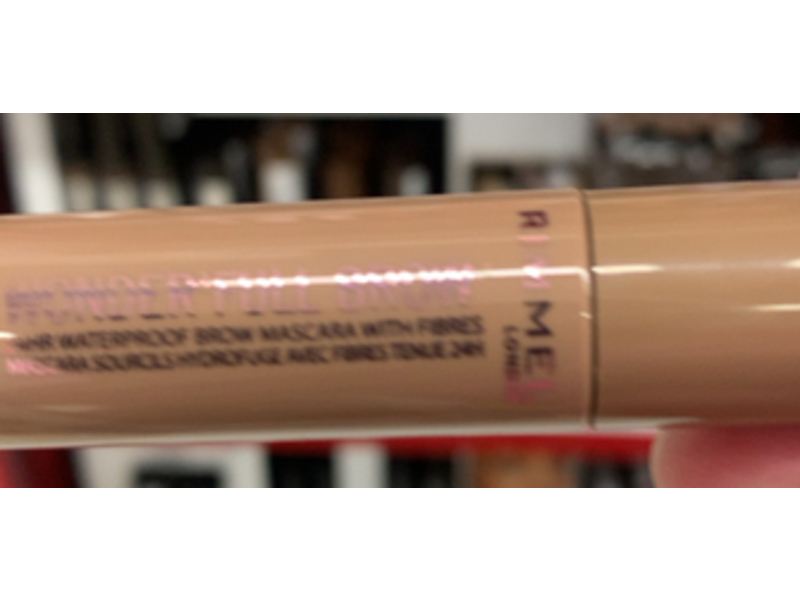 Rimmel Wonder'full Brow Mascara, 001, 4.5 mL