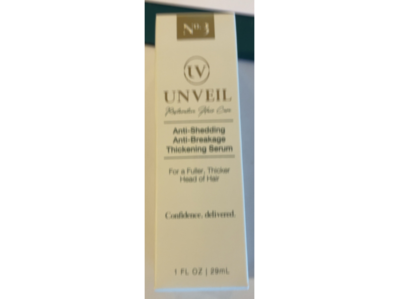 Unveil Restorative Hair Care Thickening Serum, No.3, 1 fl oz/29 mL