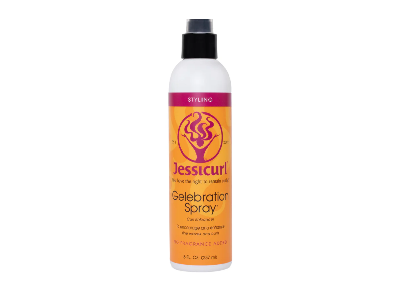 Jessicurl Styling Gelebration Spray Curl Enhancer, Citrus Lavender, 8 fl oz/237 mL