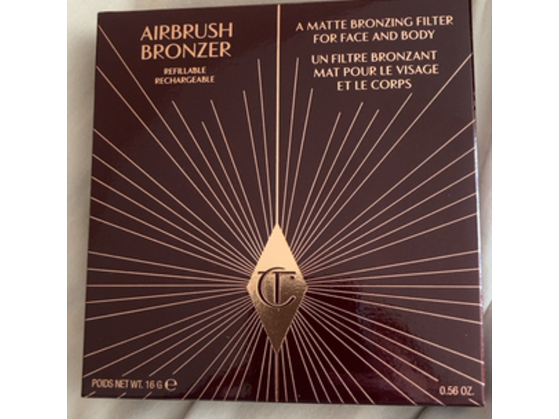 Charlotte Tilbury Airbrush Bronzing Powder, 3 Tan, 0.56 oz/16 g