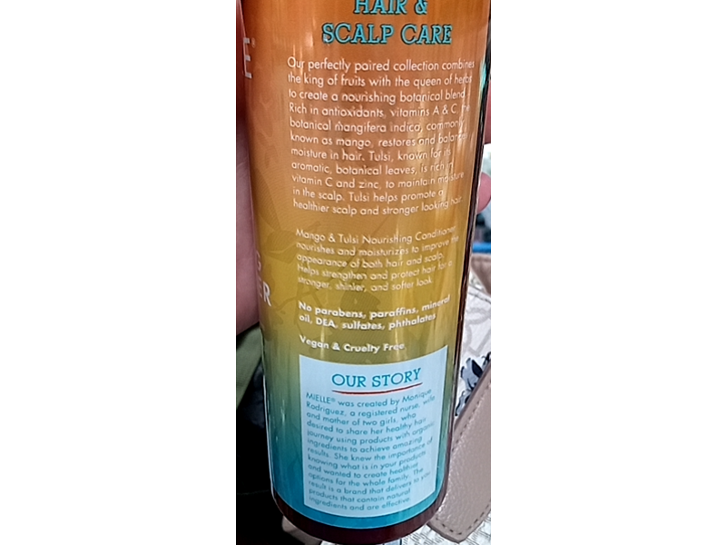 Mielle Organics Nourishing Conditioner, Mango & Tulsi, 12 fl oz/355 mL