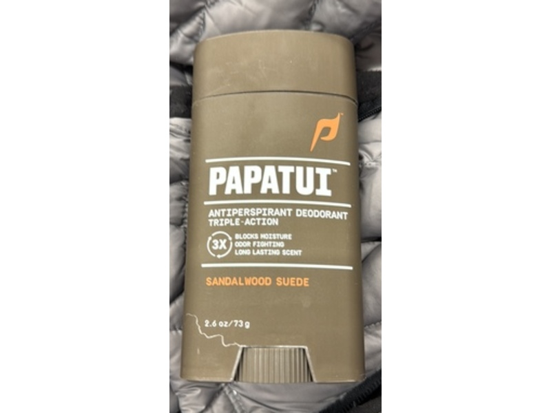 Papatui Antiperspirant Deodorant, Sandalwood Suede, 2.6 fl oz/73 g