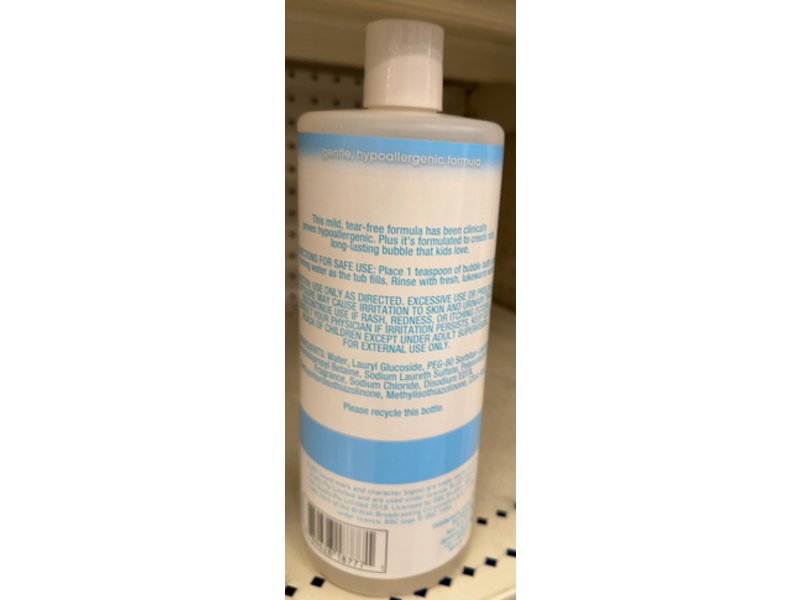 Bluey Happy Bubble Bath, Rainbow Raspberry, 32 fl oz/946 mL