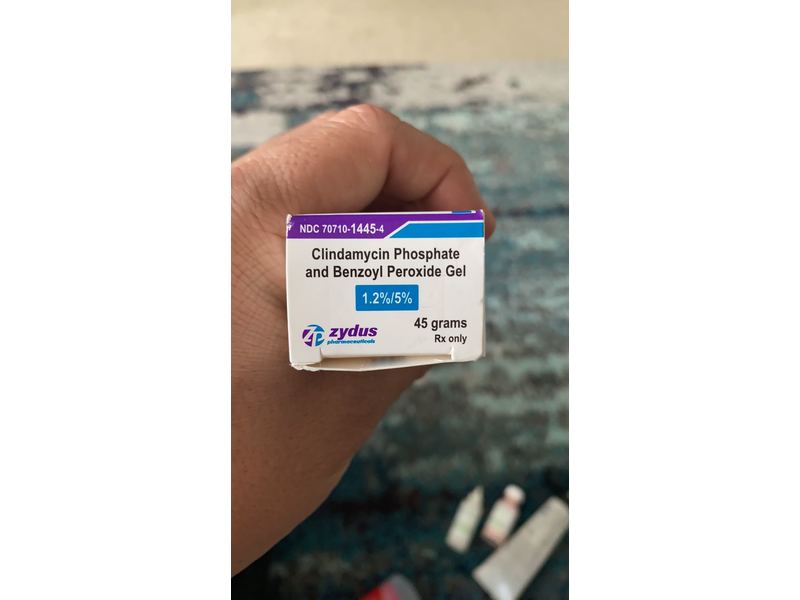 Clindamycin Phosphate and Benzoyl Peroxide Gel, 45 g, Zydus (RX)