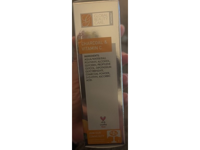 Global Beauty Care Nose Strips, Charcoal & Vitamin C, 18 Count