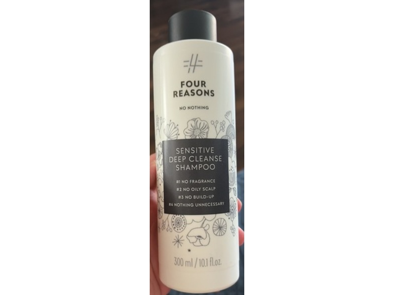 Four Reasons No Nothing Sensitive Deep Cleanse Shampoo, 10.1 fl oz/300 mL