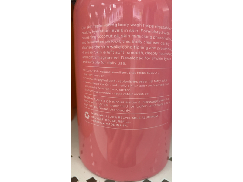 Saltair Skin Softening Serum Body Wash, Pink Beach, 17 fl oz/500 mL