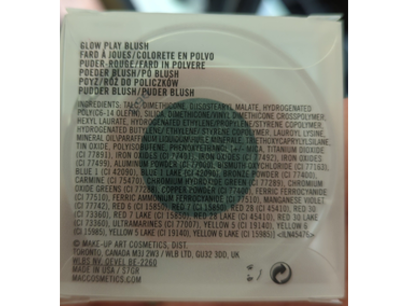 M.A.C Glow Play Blush, Cheer Up, 0.25 oz/7.3 g