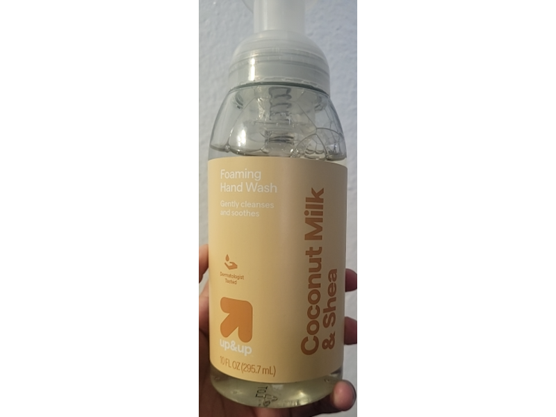 Up & Up Foaming Hand Soap, Coconut Milk & Shea, 10 fl oz/295.7 mL