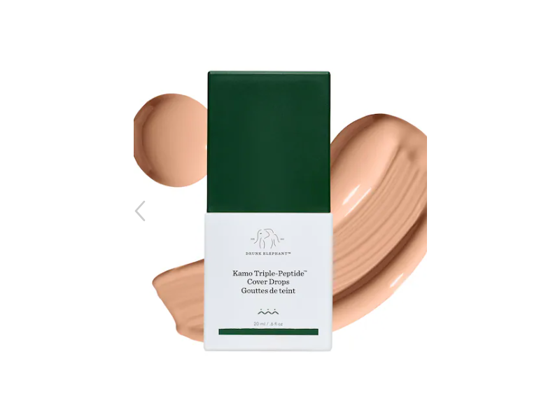 Drunk Elephant Kamo Triple-Peptide Multi-Use Serum Foundation, Light 6N, 0.6 fl oz/20 mL